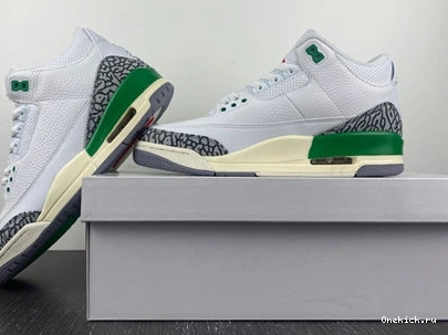 One Kick CK9246- Lucky Retro 3 Green 3829 Fashionable Jordan 1013
